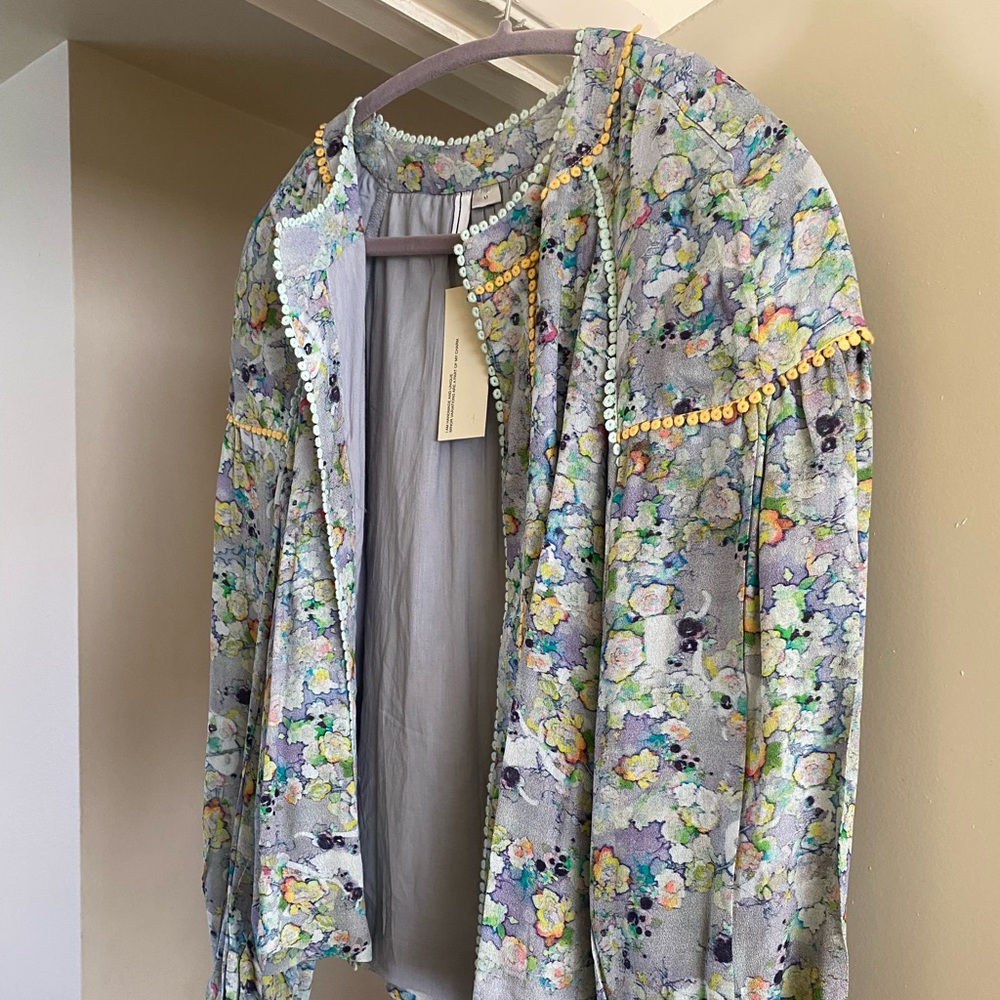 Anthropologie Blouse Jacket